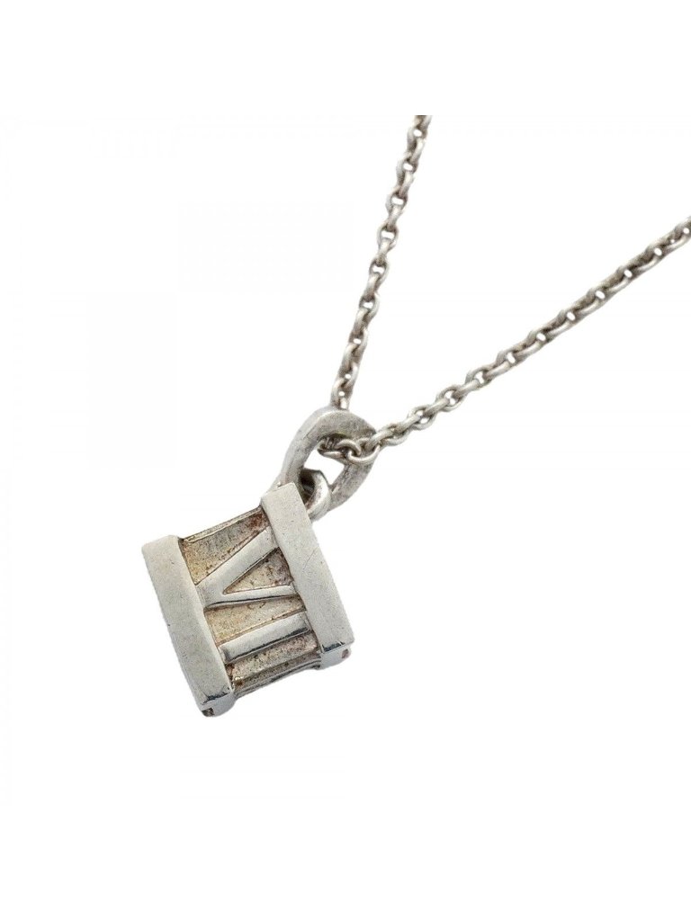 Tiffany & Co Necklace Atlas Cube Silver